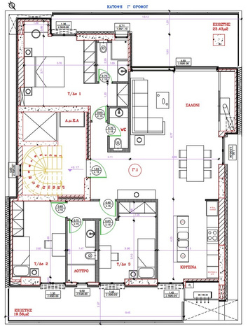 third floor 3 bedroom