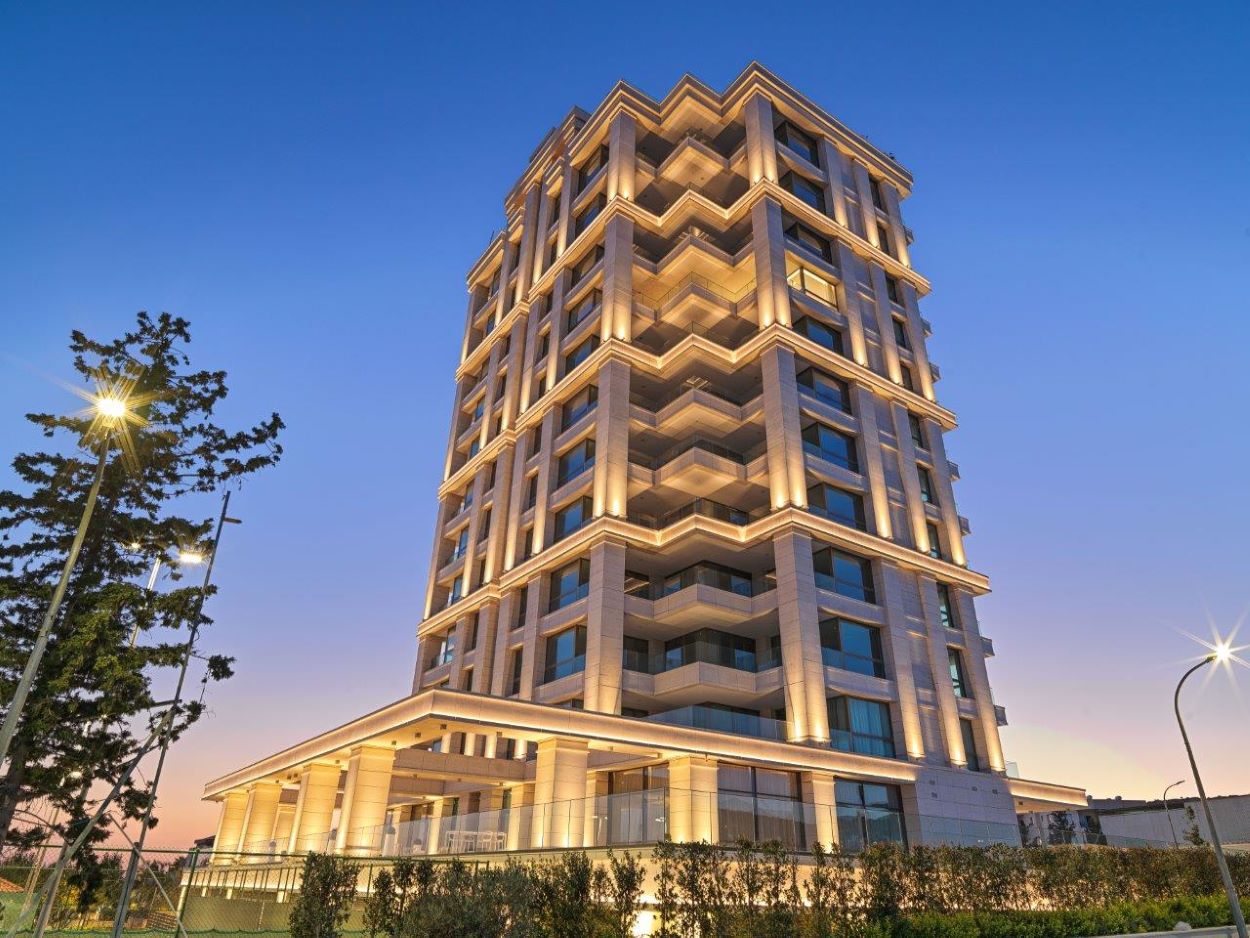 park tower by night