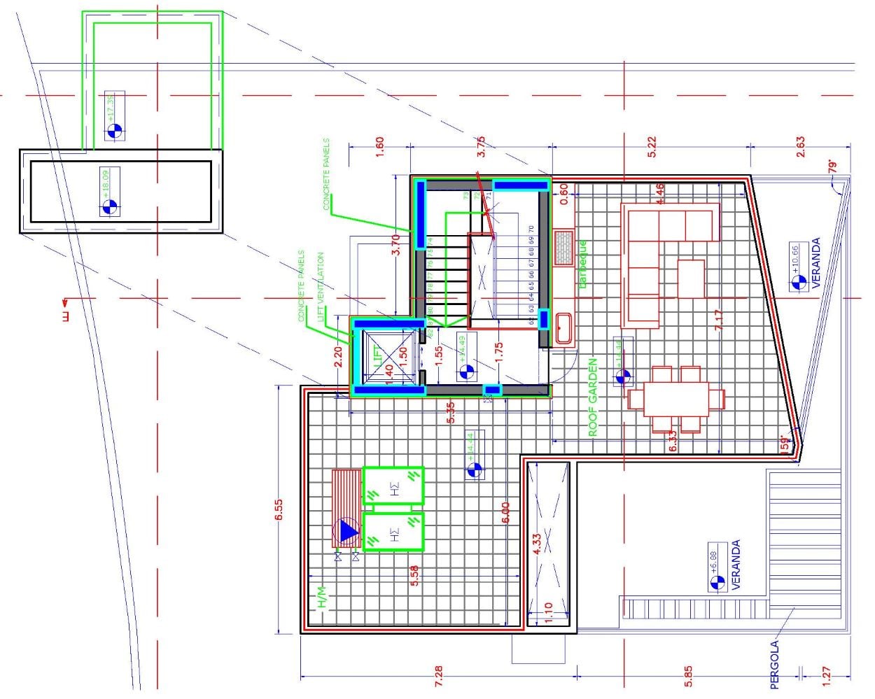 roof garden plan