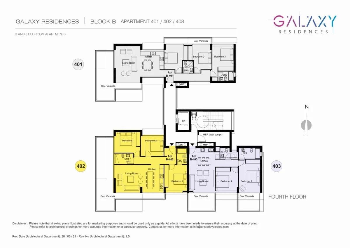 block b fourth floor