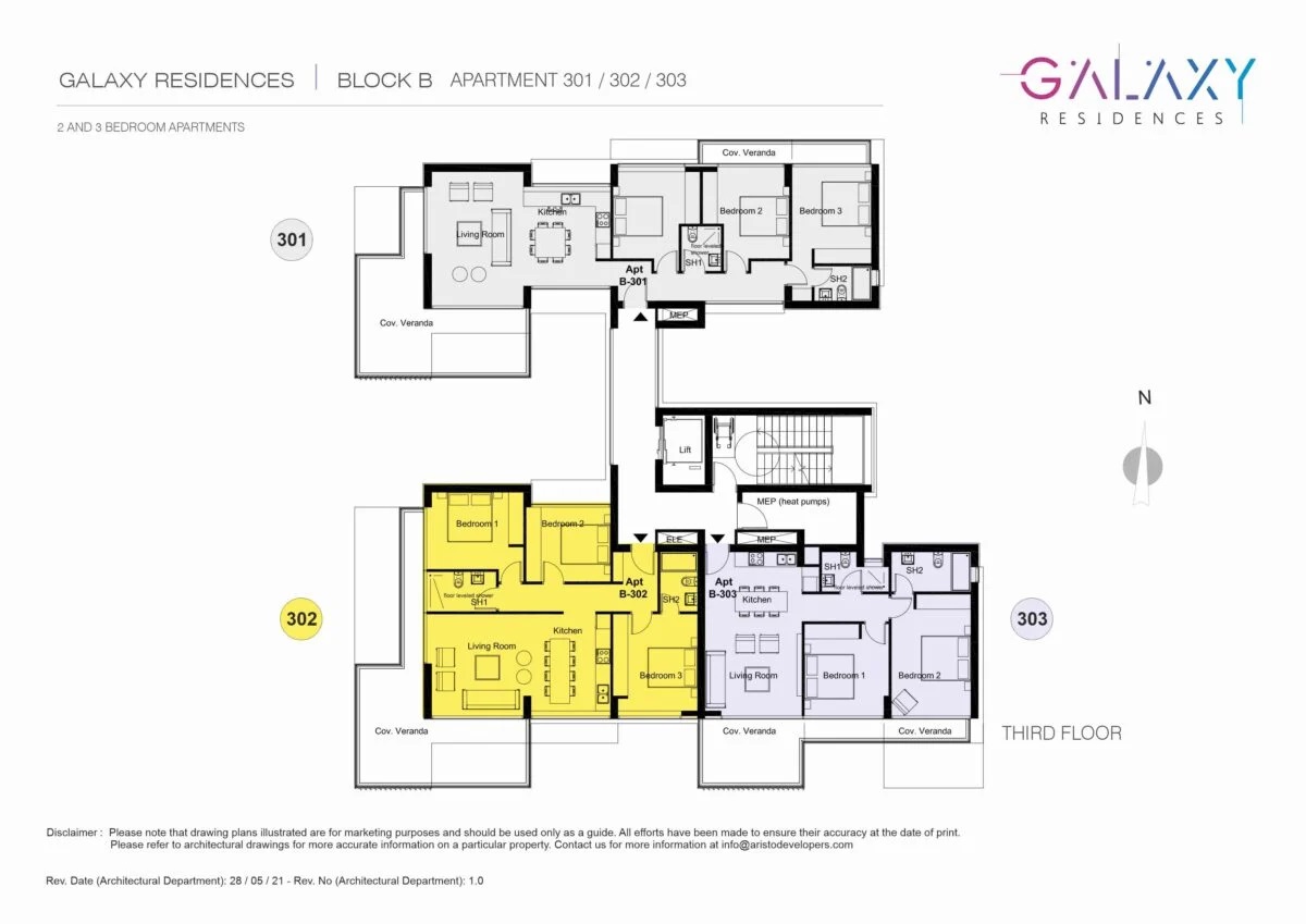 block b third floor